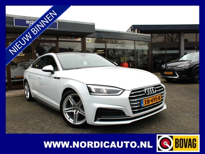 AUDI A5 SPORTBACK 35 TFSI SPORT S-LINE EDITION 150 PK AUTOMAAT/ ZONNEDAK NAVI- HALF LEDER- LM VELGEN- NED. AUTO Hemelvaartsdag 9 Mei gesloten !