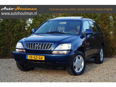 Lexus RX 300 Executive Automaat 4x4 LEDER/NAVI/CRUISE/SCHUIFK.DAK/PDC/TRHK/ELEKTR. STOELEN/STOELVERW./YOUNGTIMER|2e EIGENAAR