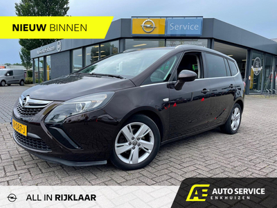 Opel Zafira Tourer 1.4 Turbo Blitz 7 persoons RIJKLAAR incl. Service en garantie | 7-persoons | 2e eigenaar | Leer en stoelverwarming | Trekhaak | Navi | Clima