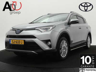 Toyota RAV4 2.5 Hybrid AWD Executive | Leer | Full map navigatie | Elektrische achterklep | Treeplanken |