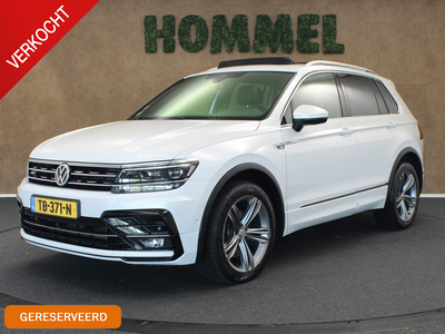 Volkswagen Tiguan 2.0 TSI 4Motion Highline Business R - ELEKTRISCH UITKLAPBARE TREKHAAK - 2500KG TREKGEWICHT - RONDOMZICHT CAMERA - PANORAMA-SCHUIF-/KANTELDAK - LEDEREN BEKLEDING