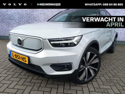 Volvo XC40 Recharge P8 AWD R-Design | 408 PK | BTW Auto | Google | Adaptieve Cruise | Getint Glas | Harman Kardon Audio | Warmtepomp | BLIS | Park Assist + Camera | Stoel-/Stuurverwarming | Elek. Achterklep | 20