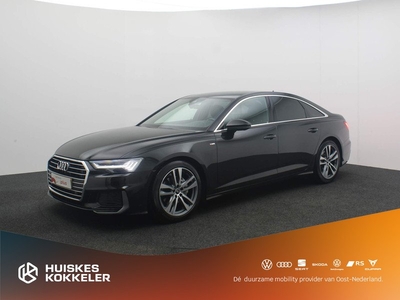 Audi A6 Limousine S edition 40 TFSI 204 PK | HD-Matrix | Ambiente-Verlichting | Achterruitrijcamera | 19-Inch | S-line | Stoelverwarming | Afgevlakt-Stuur