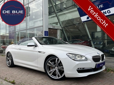 BMW 6-serie Cabrio 640i High Executive AUTOM, Led, Head-up, Soft close