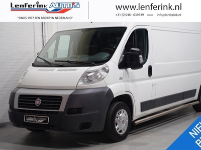 Fiat Ducato 2.3 MultiJet 120 pk L3H2 Airco, Trekhaak Sidebars, APK 12-2024, Ideaal voor camper ombouw, 3-Zits