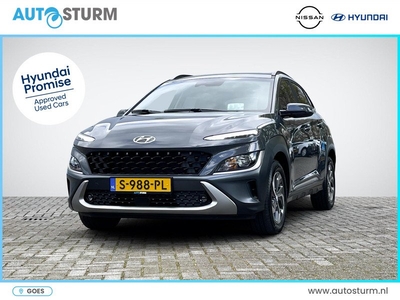 Hyundai Kona 1.6 GDI HEV Fashion | Navigatie | Camera | Apple Carplay/Android Auto | Head-Up Display | Premium Audio | Adapt. Cruise Control | Dodehoek Detectie | Rijklaarprijs!