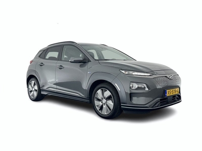 Hyundai KONA EV Premium 64 kWh (INCL-BTW) *PANO | VOLLEDER | HEAD-UP | FULL-LED | KRELL-AUDIO | NAVI-FULLMAP | DAB | ADAPTIVE-CRUISE | KEYLESS | CAMERA | BLIND-SPOT | LANE-ASSIST | VIRTUAL-COCKPIT | COMFORT-SEATS | 17