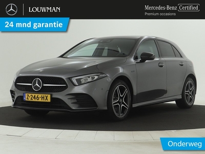 Mercedes-Benz A-Klasse 250 e AMG Nightpakket | Stoelverwarming | Augmented Reality | Sfeerverlichting | LED | Apple CarPlay | Inclusief 24 maanden MB Certified garantie voor Europa.