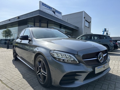 Mercedes-Benz C-Klasse 180 AMG- Style Aut9 digitaal cockpit, facelift, navi, spiegelpakket.