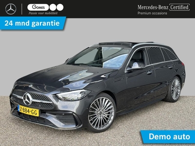 Mercedes-Benz C-klasse Estate 180 AMG Line | Premium PLUS | Panoramadak | Burmester® 3D | 360° Camera | Head-up display | Sfeerverlichting | Memorystoelen Verwarmd | Trekhaak | Apple & Android Carplay