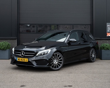 Mercedes-Benz C-Klasse Estate C180 AMG | Night Pakket | Pano | NAP | Camera | Sfeer | Automaat 9G | Leder | Modeljaar 2018