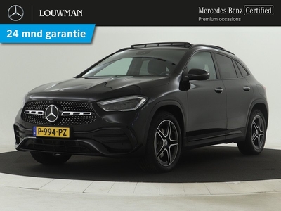 Mercedes-Benz GLA 250 e Business Solution AMG Limited | Lichtmetalen velgen 5 spaaks AMG | Navigatie | MBUX wide screen | Parking support | Camera achter | Panoramadak elekt.| Inclusief 24 maanden MB Certified garantie voor Europa.