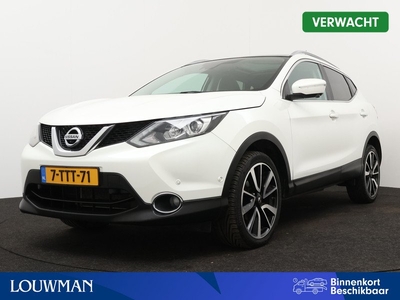 Nissan QASHQAI 1.2 Tekna | 1e Eigenaar | Panoramadak | Leder | 360 GR camera | Stoelverwarming |