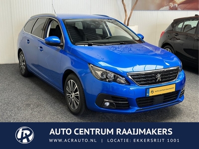 Peugeot 308 SW 1.2 PureTech Blue Lease Allure NAVIGATIE CRUISE CONTROL APPLE CARPLAY/ANDROID BLUETOOTH AUTOTELEFOON RIJSTROOKSENSOREN ACHTERUITRIJCAMERA ZEER MOOI !! LOCATIE 1001