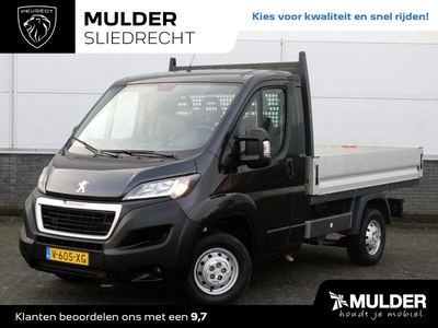 Peugeot Boxer Pick-up Open Laadbak L1 Premium 333 2.0 BlueHDi 130pk H6 NAVI | AIRCO | CRUISE CONTROL | GRIPCONTROL | 3-ZITS | VERZWAARDE VERING | TREKHAAK