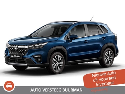 Suzuki S-Cross 1.5 Hybrid Style Automaat Sphere Blue 6 jaar garantie! Camera, Lederen bekleding, Navigatie