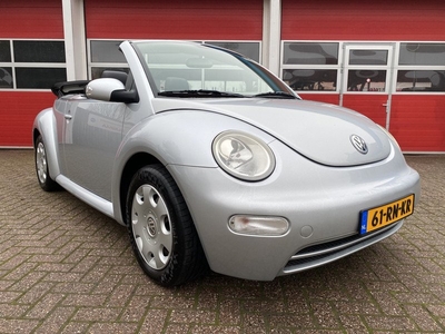 Volkswagen New Beetle 1.6-16V | 101 PK | Cabrio | Airco Lederen bekleding | Stoelverwarming |