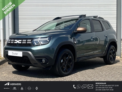 Dacia DUSTER 1.0 TCe 100 ECO-G Extreme / Nieuw te bestellen / Rondomzicht Camera / Dode Hoek Detectie / Apple Carplay & Android Auto / Navigatie / Cruise / Clima / LED / Keyless / 17'' LM Tergan wielen /