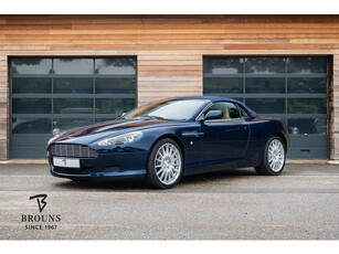 Aston Martin DB9 Volante 5.9 V12 Touchtronic 457pk *Blauw/Beige