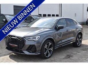 Audi Q3 Sportback 45 TFSI e S-Line 245 Pk Black Optik Navi Leder ACC Keyless Matrix Trekhaak 20 Inch