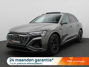 Audi Q8 e-tron 55 quattro S Edition Competition 115 kWh 408PK Panoramadak, trekhaak, 360 gr. camera, 22 kW lader, virtual mirrors, head-up, winterpakket plus, virtual pedal, 21'' lichtmetaal