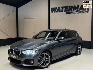 BMW 1-serie 118i High Executive AUTOMAAT M-PAKKET/LEDER/LED/SHADOW/STOELVERWARMING/NAP!