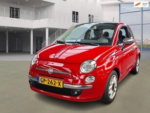 Fiat 500 0.9 TwinAir Lounge PANORAMA LEDER PSENSOR CRUISE AIRCO 2 X SLEUTELS