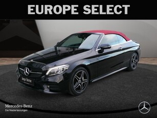 Mercedes-Benz C-Klasse Cabrio 200 AMG Night Dig dasch facelift HuD Leer 24 mnd Junge Sterne garantie