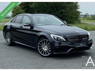 Mercedes C-klasse 180 AMG handgeschakeldnaviledleder