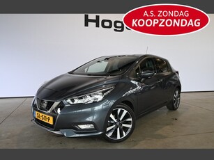 Nissan Micra 0.9 IG-T Tekna ECC Cruise control Navigatie LED 100% Onderhouden! Inruil Mogelijk!