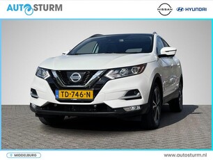 Nissan Qashqai 1.2 N-Connecta Design Pack | Panoramadak | Trekhaak | Navigatie | 360° Camera | Keyless Entry | Cruise & Climate Control | Rijklaarprijs!