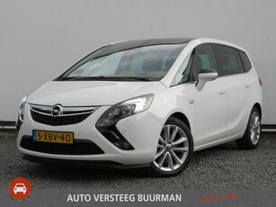 Opel Zafira Tourer 1.6 Cosmo 7p. ORG NL en nette auto! Navigatie, Trekhaak, Lederen bekleding, voorstoelen verwarmd