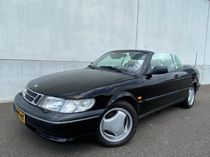 Saab 900 Cabrio 2.3 SE Leder, Electrische dak, L/m velgen!