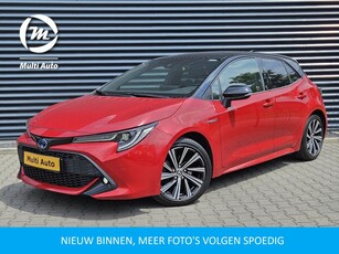 Toyota Corolla 2.0 Hybrid Dynamic bi Tone 184pk Dealer O.H | Adaptive Cruise | LED | Camera | Sportstoelen Verwarmd | Apple Carplay | DAB | Stuurverwarming | 17