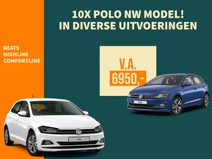 Volkswagen POLO 10X NIEUW BINNEN IN DIVERSE UITVOERINGEN! V.A. €12,900,-