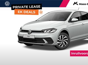 Volkswagen Polo Life Edition 1.0 70 kW / 95 pk TSI · EKDEAL· Privatelease 360,- per maand! · Snel uit voorraad rijden!