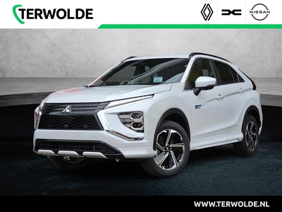 MITSUBISHI ECLIPSE CROSS 2.4 PHEV PRESTIGE + | Stoel- Stuur- Achterbank verwarming | Head-up display | 360 Graden camera | Adaptief cruise control | Dodehoek detectie | LED verlichting | Trekhaak |