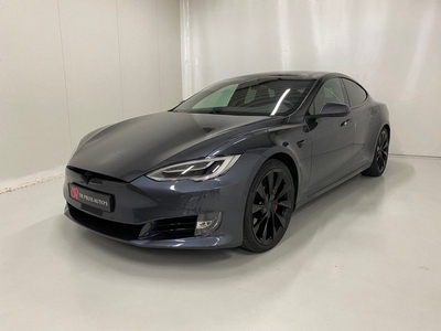 Tesla Model S 100D *33.950 ex. BTW* 21inch Panodak *Nieuw Accupack* Autopilot 2.5 Hoogglans zwartoptiek Alcantara hemel