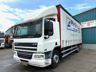 DAF CF 75 250 4x2 WITH CURTAINSIDE BOX, SLIDING ROOF AND