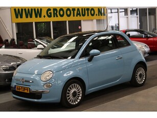 Fiat 500 0.9 TwinAir Lounge Panoramdak, Airco