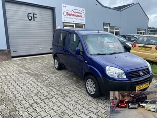 Fiat Doblo 1.6 benzine grijs kenteken btw/bpm vrij