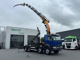 Renault Kerax 370 DCI 8x4 Hook system + EFFER 470/6S + JIB