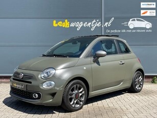 Fiat 500 1.2 Sport *matgroen *schuifdak *carplay *VERKOCHT*