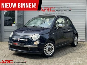 Fiat 500c 1.2 Lounge Cabrio! Airco & parkeersensoren!