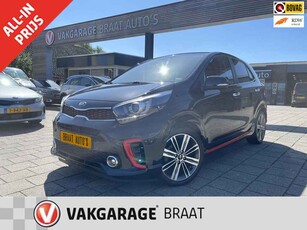 Kia Picanto 1.2 GT-Line l STOELVERW. l CRUISE l CARPLAY l RIJKLAAR!