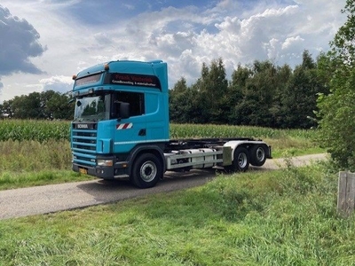 Scania 124L-470 6x2/2 Containerauto (bj 2001)