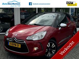 Citroen DS3 Cabrio 1.2 VTi 82pk,Leder,Navi,Clima,So Chic,Cabrio