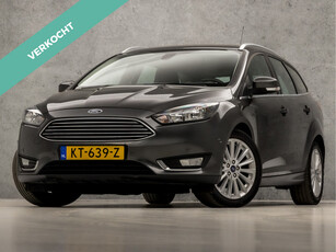 Ford FOCUS Wagon 1.0 Titanium Sport (GROOT NAVI, CLIMATE, PARKEER ASSISTENT, TREKHAAK, SPORTSTOELEN, NIEUWE APK, CRUISE, PARKEERSENSOREN, NIEUWSTAAT)