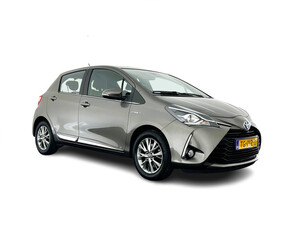 Toyota Yaris 1.5 Hybrid Energy Plus (INCL.BTW) Aut. *NAVI-FULLMAP | 1/2LEDER | KEYLESS | CAMERA | COMFORT-SEATS | ECC | PDC | CRUISE | 15''ALU*