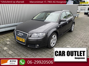 Audi A3 Sportback 3.2 quattro Ambition AUTOMAAT, NAP, Leer, Bose-Audio, 5-Drs, Xenon, LM, nw. APK – Inruil Mogelijk –